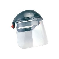 Protector facial transparente modelo  3-PF-300T ajuste intervalos 