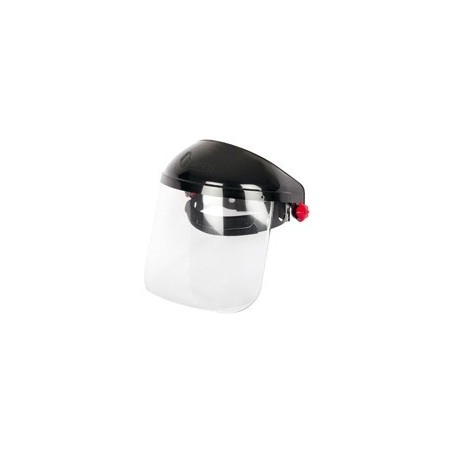 Protector facial transparemte modelo  3-PF-500T ajuste matraca