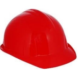 Casco de seguridad color rojo marca Arsorg