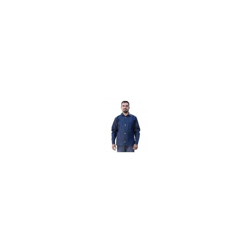 CHAQUETA DE MEZCLILLA TALLA 40 PUÑO CON BOTÓN TIPO BROCHE