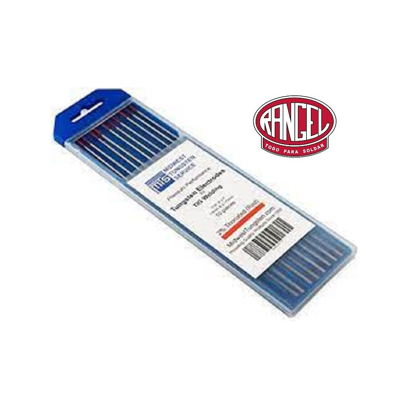 TUNGSTENO 2% THORIO 3/32 X7"X10PZMAXWELD