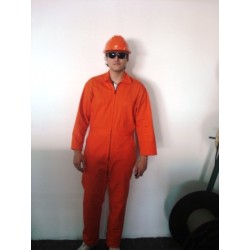 Overol Naranja en algodón Talla 36