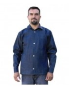 Chaqueta de mezclilla para soldador
